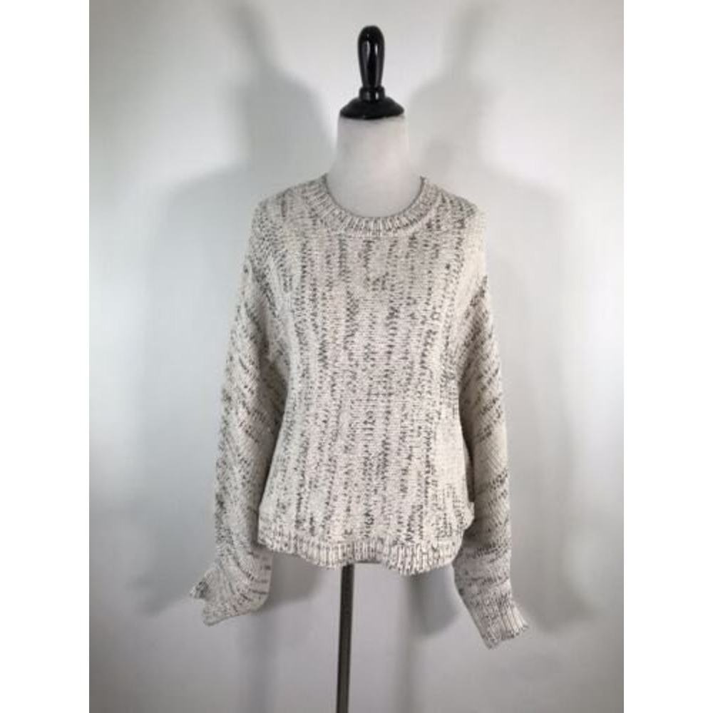 RD Style Women's Sweater M Marled  chunky‎ Knit Crewneck cozy